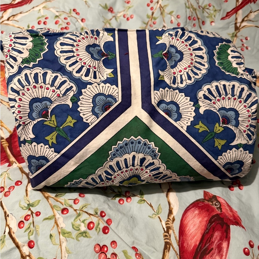 Pottery Barn Paisley/Floral duvet cover full/queen